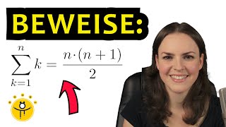 VOLLSTÄNDIGE INDUKTION Schritt für Schritt – Beweis Summenformel [upl. by Sanderson]