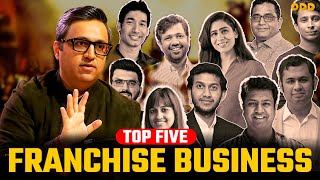 Top Five Franchise Business in India  Franchise in India  Digitalodd [upl. by Eidarb]