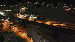 20240118 Kirchberg In Tirol night Geisberg  4k austria tirol travel drone kirchberg [upl. by Nauqan204]