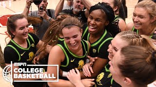 Sabrina Ionescu makes history in Stanford vs Oregon  Women’s College Basketball Highlights [upl. by Eillod]