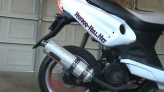 GY6 150cc Stock Muffler Mod [upl. by Audrie]