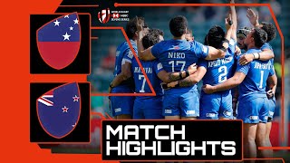 Bronze Medal Final 🥉  Samoa v New Zealand  HSBC London Sevens Rugby [upl. by Zarla]