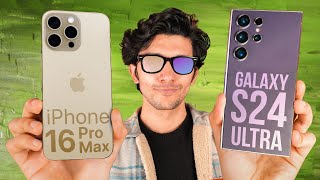 iPhone 16 Pro Max vs Samsung Galaxy S24 Ultra  NOT EVEN FAIR [upl. by Esoj763]