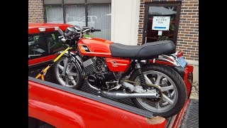 The Nicest Yamaha Rd400 You Will Ever See Completely Restored and Modded [upl. by Ennaira]