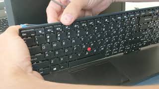 Lenovo T540P Keyboard Replacement How To [upl. by Diantha]