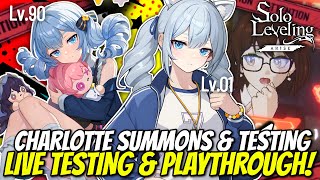 CHARLOTTE IS HERE Testing amp Gameplay A5 Should You Summon HunterIsLive  Solo Leveling Arise [upl. by Lonergan361]