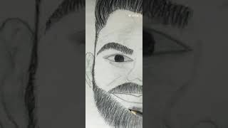 Virat kohli 🥰🫠💝art drawing sketch [upl. by Velick383]