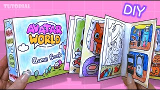 Tutorial 8 Avatar World Game Book paperdiy asmr 종이놀이 halloween [upl. by Clapp837]