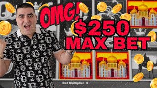 OMG So Many 250 Max Bet BONUSES  EPIC CASINO PLAY [upl. by Veedis]