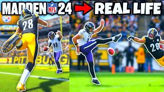 I Recreated the TOP PLAYS From NFL Week 5 in Madden 24 [upl. by Elokkin]