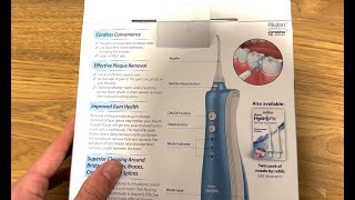 Piksters Hydropik Cordless Water Flosser Review How Does it Work [upl. by Ahsait]