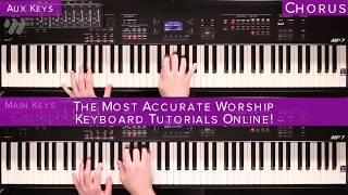 Holy Ground  Passion  Keyboard Tutorial [upl. by Ronacin]