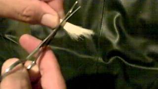 How to Rehair a Violin Bow Part 4 [upl. by Nnyre]