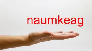 How to Pronounce naumkeag  American English [upl. by Hsara]