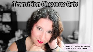 Transition Cheveux Gris  Vidéo 2  Toujours motivé hairsilver cheveuxgris [upl. by Arocat]