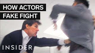 How Actors Fake Fight In Movies  Movies Insider [upl. by Ketchum759]