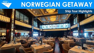 Norwegian Getaway Ship Tour Highlights Norwegian Cruise Line [upl. by Phio686]