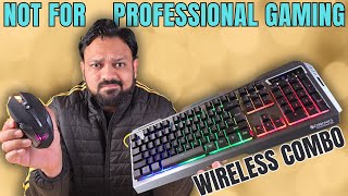 ZEBRONICS Zeb Transformer Pro Wireless Gaming Keyboard and Mouse Combo Unboxing amp Review [upl. by Nwahsor]