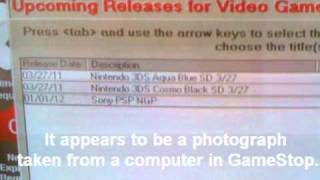 GameStop price leaked for the new PSP NGP [upl. by Soirtemed]