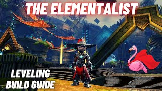 GUILD WARS 2 The Elementalist  Leveling Build Guide Weapons  Armor  Skills  Traits [upl. by Ruprecht715]