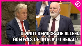 Wilders vs Timmermans hun eerste CLASH IN DE KAMER [upl. by Cowley799]