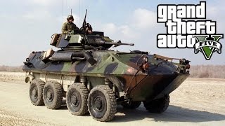 GTA 5 MODS  LAVAD  LAV25  Dos vehículos blindados para la infantería [upl. by Kelton]