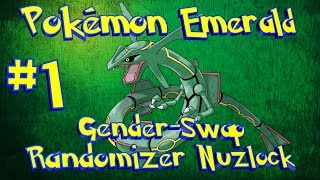 Pokemon Emerald Randomizer Nuzlocke Ep 01  Gender Swapped [upl. by Frasco324]