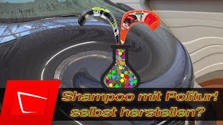 Shampoo und Politur mischen  Wachse Versiegelung entfernen ohne Lösemittel Soft99 12M ein Versuch [upl. by Whitehurst]