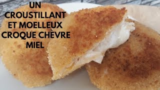 CROQUE CHÈVRE MIEL SUPER FACILE  Abonnez vous [upl. by Zoara]