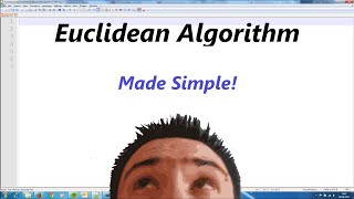 Euclidean Algorithm Made simple [upl. by Sibylle]