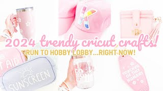 2024 Cricut Crafts That Are Trending  Cricut Crafts You Need To DoRight Now [upl. by Sirref]