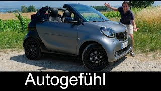 Smart fortwo cabrio electric REVIEW  Why EV convertibles ROCK  Autogefühl [upl. by Arednaxela]