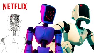 How to Draw Robots amp Monchi with Mike Rianda ✍️ The Mitchells vs The Machines  Netflix After School [upl. by Towill]