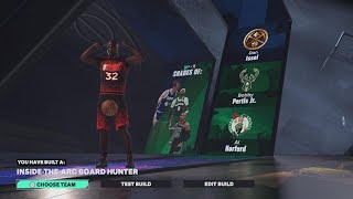 NBA 2K25 InsidetheArc Board Hunter PF Build RECPARK [upl. by Gerhard]