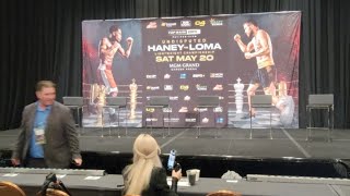 LIVE Haney vs Loma post fight press conference [upl. by Newell]