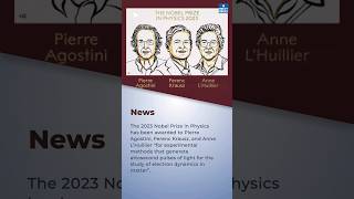 Nobel Prize in Physics 2023  Pierre Agostini Ferenc Krausz and Anne L’Huillier win Nobel Prize [upl. by Nap]