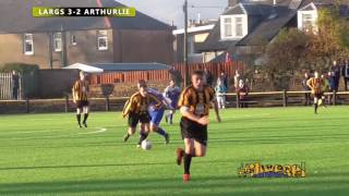 Largs Thistle 43 Arthurlie  West of Scotland Premier Division 12th November 2016 [upl. by Lytle]