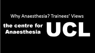 Why Anaesthesia Trainees Views [upl. by Bordiuk600]