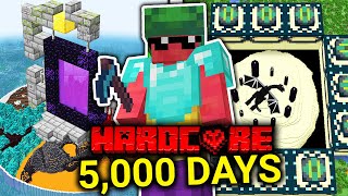 I Survived 5000 Days in Minecraft Hardcore FULL MOVIE [upl. by Girovard]