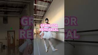 GRWM FOR REHEARSAL ballerinagrwmrehearsaldancerballettutuoctoberneutralsnutcracker [upl. by Rafferty]