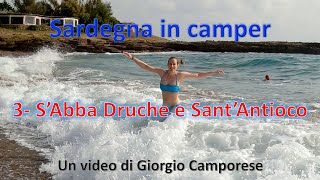 Sardegna  3 Spiaggia SAbba Druche e SantAntioco [upl. by Ashil802]