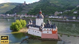 Pfalzgrafenstein Castle Germany 4K [upl. by Adiana]