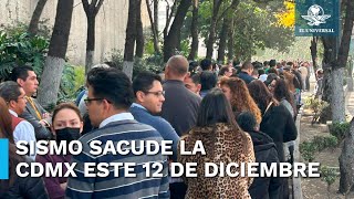 Se registra sismo en la CDMX [upl. by Oecam]