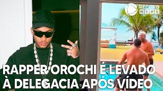 Rapper Orochi é levado à delegacia após vídeo com arma [upl. by Leonanie]