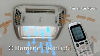 Dometic FreshLight Sky Light and Air Conditioner Unit [upl. by Ecidnarb]