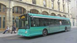 Buses in Reims France [upl. by Limhaj]