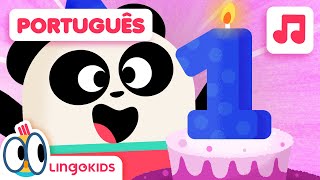 PARABÉNS PRA VOCÊ 🎂🎈 Para crianças de 1 ano 1️⃣  Músicas Lingokids [upl. by Trebleda]