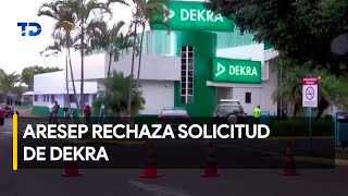 Aresep rechaza solicitud de Dekra para suspender el estudio tarifario [upl. by Leacim207]