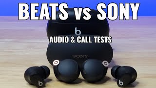 Are the Beats Studio Buds Better Than Sony WF1000XM4 Audio amp Call Quality Tests [upl. by Enicar]