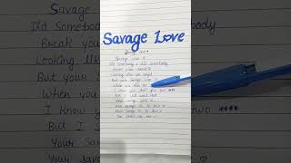 Savage Love Laxed  Siren BeatJason Derulo and Jawsh 685songlyrics [upl. by Reinhart]